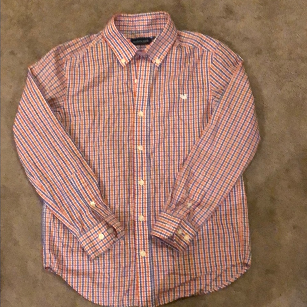 Southern Marsh Long Sleeve Plaid Button down shirt